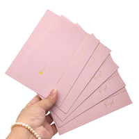 Autocollants d'emballage de vêtements personnalisés pour entreprises Cartes de voeux et de remerciement pour achat avec enveloppe pour petites entreprises