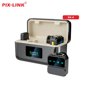 Microphone cravate sans fil PIX-LINK Q9 2 en 1 pour iPhone/Android, microphone de poche pour enregistrement vidéo, interview, podcast, vlog - Product Image 2