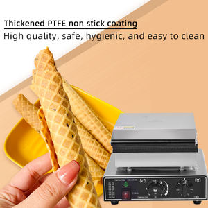 Rollo de huevo cuadrado comercial y máquina de galletas de helado Calor eléctrico para uso en restaurantes - Product Image 4