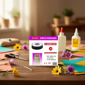 ริบบิ้นสีดำ Ilan Cinta Pocolina ขนาด 1.0 ซม. x 10 หลา สำหรับงานประดิษฐ์และตกแต่ง - Product Image 2