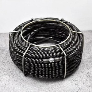 Déboucheur professionnel à ressort pour tuyaux d'égout, diamètre 16 mm, longueur 15 m, outil de nettoyage de canalisations - Product Image 3