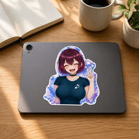 Pegatinas Lenticulares 3D para Coche, Portátil, Refrigerador, Formas y Tamaños Personalizados, Impermeables, Impresas con UV, Pegatinas de Dibujos Animados