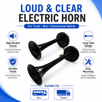 Klaxon électrique à tube long SY NAKAI 12V 24V, haut-parleur puissant, pièce de carrosserie de bus pour Higer Ankai