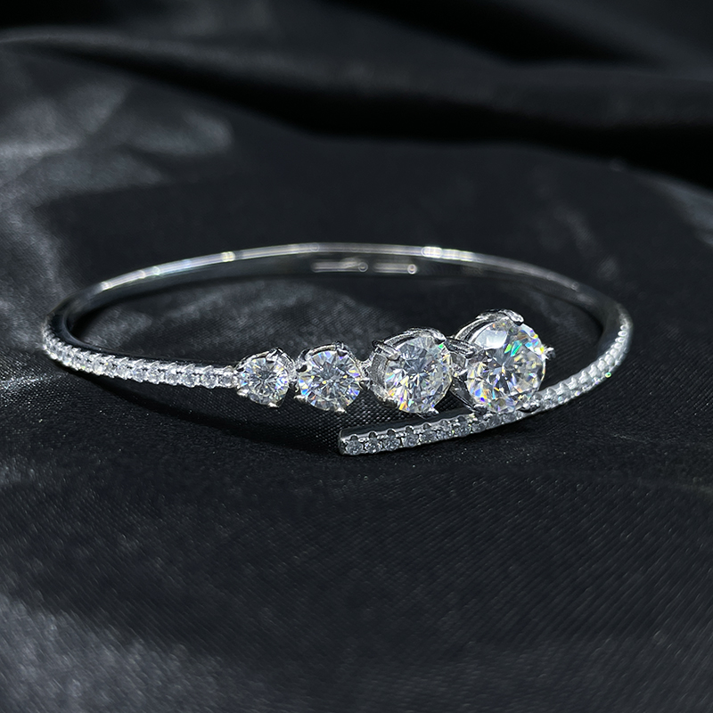 silver bangles jewelry women