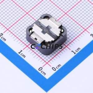 Inducteur de puissance XRRH125-100M SMD, 12x12mm (Inductance : 10uH) (Précision : 20%) Courant nominal : 4A - Product Image 2