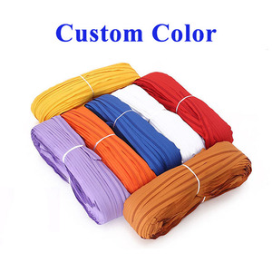 Fermeture éclair en nylon personnalisée avec <span class=keywords><strong>curseur</strong></span>, fermeture éclair en nylon 3 5 7 10 pour sacs à bagages, chaussures, breloques, ruban de fermeture éclair 5 en nylon - Product Image 5
