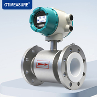 Débitmètre agricole électromagnétique 4-20mA RS485 Pulse Mag BTU pour eau de refroidissement, liquides acides et chimiques