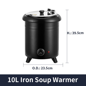 Chauffe-soupe de qualité commerciale 10L 13L avec pot amovible pour les grandes réunions de <span class=keywords><strong>famille</strong></span>, les restaurants - Product Image 3