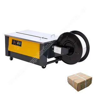 Plastic Strip Band Roll Kartonnen Doos Strapping Pack Machine Semi Auto Pallet Strapping Machine