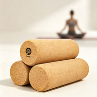 Rodillo de Masaje para Pies de Corcho de Alta Densidad, Ecológico y Portátil, Herramienta de Relajación Plantar, Terapia de Yoga, Ejercicio, Tamaño Personalizado