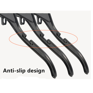 <span class=keywords><strong>498</strong></span> Black Plastic Top Coat Cabides para Crianças Atacado Crianças Roupas Cabides Injection Technics for Wardrobe