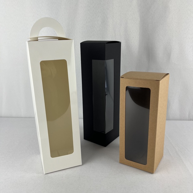 Rigid Paper Gift Box Packaging Eco-Friendly Custom Foldable Packaging Box Auto-lock Bottom Cardboard Boxes with PVC Window