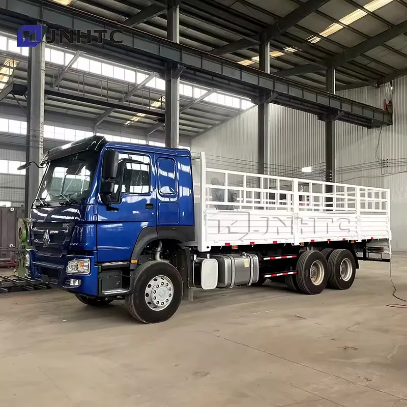 Sinotruck preço do caminhão Howo cerca caminhão de carga caminhão de transporte de carga 6X4 estaca resistente 380hp