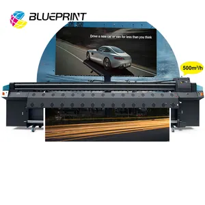 5M outdoor banner 1024i solvent print equipment inkjet printer