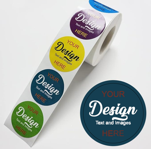 Custom Label Self Adhesive Brand Logo <strong>Sticker</strong> Business Packaging Label Vinyl <strong>Printing</strong> Waterproof Adhesive - Product Image 2