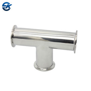 Sanitario 1/2 "-6" Acero inoxidable 304 316L Tri-clamp <span class=keywords><strong>Equal</strong></span> <span class=keywords><strong>Tee</strong></span> <span class=keywords><strong>3A</strong></span> DIN Pulido Accesorios de tubería de 3 vías - Product Image 2