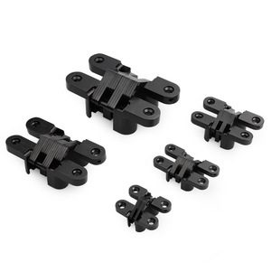 Bisagra Oculta K257 de 180 Grados, 4 Orificios, Acero Inoxidable 201, Diseño Minimalista para Puerta Oculta, Fácil Instalación - Product Image 1