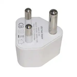 South Africa 3pin plug Travel Adapter Plug by Ceptics With Dual USB Type M Ultra Compact