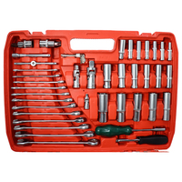 Juego de Llaves de Trinquete Bayley de 216 Piezas, Grado Industrial, Acero con Alto Contenido de Carbono, Accionamiento Manual, 72 Dientes, Estuche Rígido CR-V