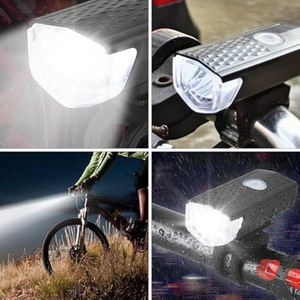 Accessoires universels pour vélo, phare LED pour vélo, lumière rechargeable par USB, clip pour fixation, ensemble de lumières avant et arrière pour vélo - Product Image 4