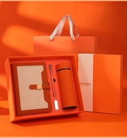 Set de Regalo Corporativo Personalizado, Taza de Vacío de Lujo, Cuaderno, Kits Ejecutivos, Set de Regalo Promocional Empresarial con Caja, Regalo Conmemorativo