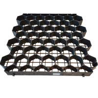 Comment installer un pavé gazonné dans une zone de stationnement avec une grille perméable de 50 mm de hauteur, couleur personnalisée noir et gris