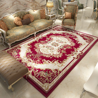 Tapis en laine épaisse de luxe moderne fait main, chinois, personnalisé, à poils coupés, à motifs floraux, pour salon, chambre à coucher, prière