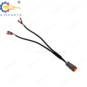 Otomatik Su Geçirmez 2 Pinli Sızdırmaz Kablo Demeti Fişi, Red Flag Spade Terminali Güç Uzatma Kablosu (Deutschlar için) - Product Image 3