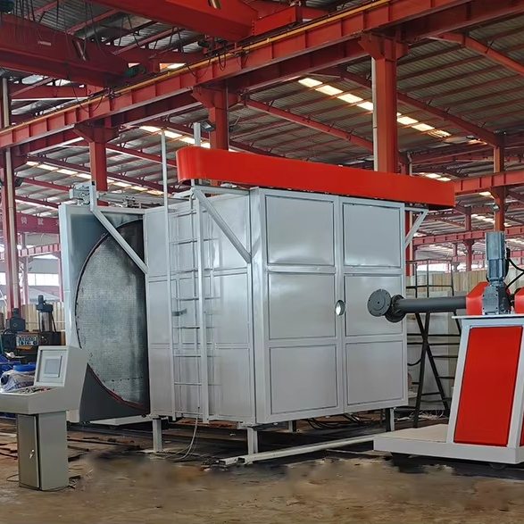 PE Rotational Molding Machine Plastic Rotational Mould Pot Flower Rock & Roll Rotomolding Machine for Water tank