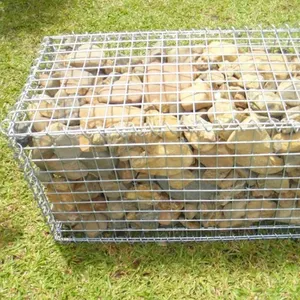 Preços de fábrica Melhor Preço Metal Soldado Gabion Stone Basket / Gabion box / Gabion Cage Para Venda