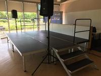 Estructura de Iluminación para Escenario de Altura Fija de Aleación de Aluminio, Sistema de Escenario para Interiores y Exteriores para Conciertos