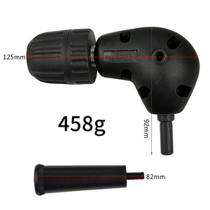 Dongzhe 90 Degree <b>Right</b> <b>Angle</b> Drill Adapter Carbon Steel Chuck For Electric Drill Tool Accessory - Product Image 2