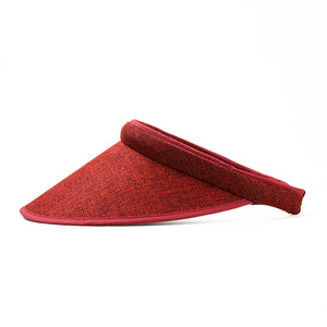 Wide Brim Beach Sun <strong>Hat</strong> <strong>Summer</strong> Travel Outdoor Sport Sun Protection Plain Cotton Linen Visor Caps Women - Product Image 4