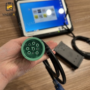 เครื่องมือวินิจฉัยรถบรรทุกหนักสำหรับซอฟต์แวร์ DPA5 V9.9 EST รองรับสายเคเบิล J2534 สำหรับรถบรรทุก K-LINE สำหรับวิศวกร EST พร้อมแล็ปท็อป CF33 - Product Image 1