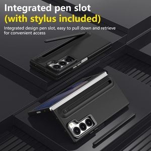 <span class=keywords><strong>Coque</strong></span> Téléphone Rigide Premium Mate Anti-Choc <span class=keywords><strong>avec</strong></span> Support d'Objectif et Emplacement <span class=keywords><strong>Stylet</strong></span> pour <span class=keywords><strong>Samsung</strong></span> <span class=keywords><strong>Z</strong></span> <span class=keywords><strong>Fold</strong></span> 7 6 5 4 <span class=keywords><strong>3</strong></span> et Protecteur d'Écran - Product Image 3