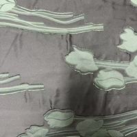 Tissu jacquard brocart léger 100% polyester à fleurs découpées, coloré, pour vêtements ABAYA pour filles, vente chaude à Dubaï en 2025