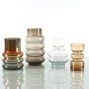 Vase en verre moderne, décoration de fleurs pour salon, <span class=keywords><strong>chambre</strong></span> à coucher, <span class=keywords><strong>pas</strong></span> cher, divers, ravissant - Product Image 1