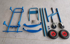 Troli Platform Logam Jerman 100kg, Kontainer Gulung, Dapat Naik Tangga, Treppensackkarre, Gerobak Tangan, Kontainer Tertutup, OEM - Product Image 5