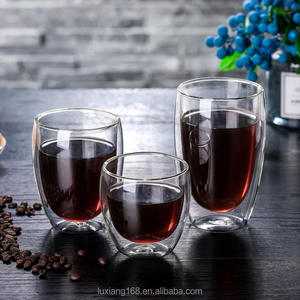 Tasses à café expresso - 80 ml / 150 ml / 250 ml / 350 ml / 450 ml, <span class=keywords><strong>double</strong></span> <span class=keywords><strong>paroi</strong></span>, verre transparent, verre borosilicate isolé, <span class=keywords><strong>tasse</strong></span> à thé - Product Image 6