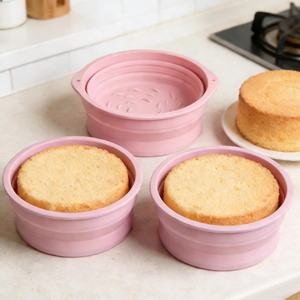 Bol de levage pliable en silicone écologique et réutilisable avec logo personnalisé, panier de levage pliable en silicone pour pain au levain - Product Image 4