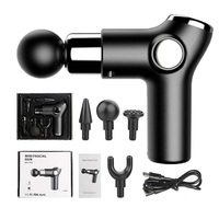 Nouveau mini pistolet de massage KH-515, rechargeable par USB, sans fil, portable, 32 vitesses, écran tactile LED, masseur musculaire à percussion