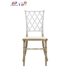 Mesas y sillas para eventos <span class=keywords><strong>fiesta</strong></span> con faja transparente al por mayor para silla de <span class=keywords><strong>fiesta</strong></span> evento Chiavari Sillas acrílicas mixtas de acero inoxidable - Product Image 3