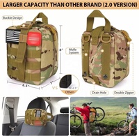 Fournisseur en gros trousse de premiers soins tactique en plein air équipement d'urgence étanche pour le camping en toile de nylon