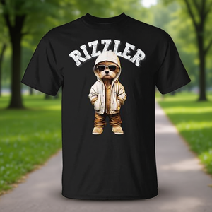Camiseta con meme de perro Rizzler con la imagen de Rizz, ropa juvenil promocional personalizable para adolescentes - Product Image 3