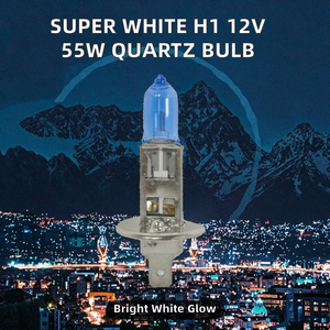 zhcx Bombilla Halógena <span class=keywords><strong>de</strong></span> Cuarzo H1 12V 55W Súper Blanca para Faros Delanteros, 1 Año <span class=keywords><strong>de</strong></span> Garantía, Venta Directa <span class=keywords><strong>de</strong></span> Fábrica - Product Image 2