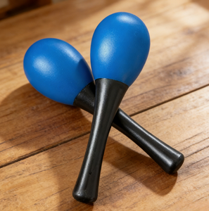 Maracas en sable bleu en gros et instruments <span class=keywords><strong>de</strong></span> percussion <span class=keywords><strong>à</strong></span> manche en plastique pour studio d'enregistrement – Accessoires <span class=keywords><strong>de</strong></span> <span class=keywords><strong>batterie</strong></span> en gros - Product Image 1