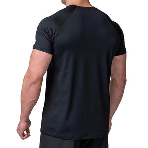 Camiseta Deportiva de Alta Calidad 100% Algodón para Hombre, Personalizada, con Dobladillo Curvo, Ajuste Delgado, para Gimnasio, Fitness, Talla Grande - Product Image 5