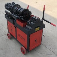 Machine à dénuder les nervures de barres d'armature de 32 mm, machine à rouler les nervures entièrement automatique, machine à fileter CNC