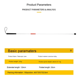 Ayudas de movilidad ajustables, bastón plegable para hombres mayores, muleta para ancianos, adultos mayores, bastones plegables para caminar - Product Image 2