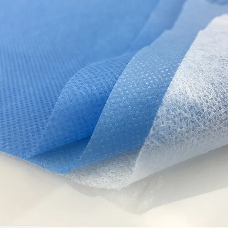 Biyobozunur tıbbi malzemeler PLA Spun bağlı olmayan dokuma kumaş özelleştirilmiş örgüsüz kumaş rulosu